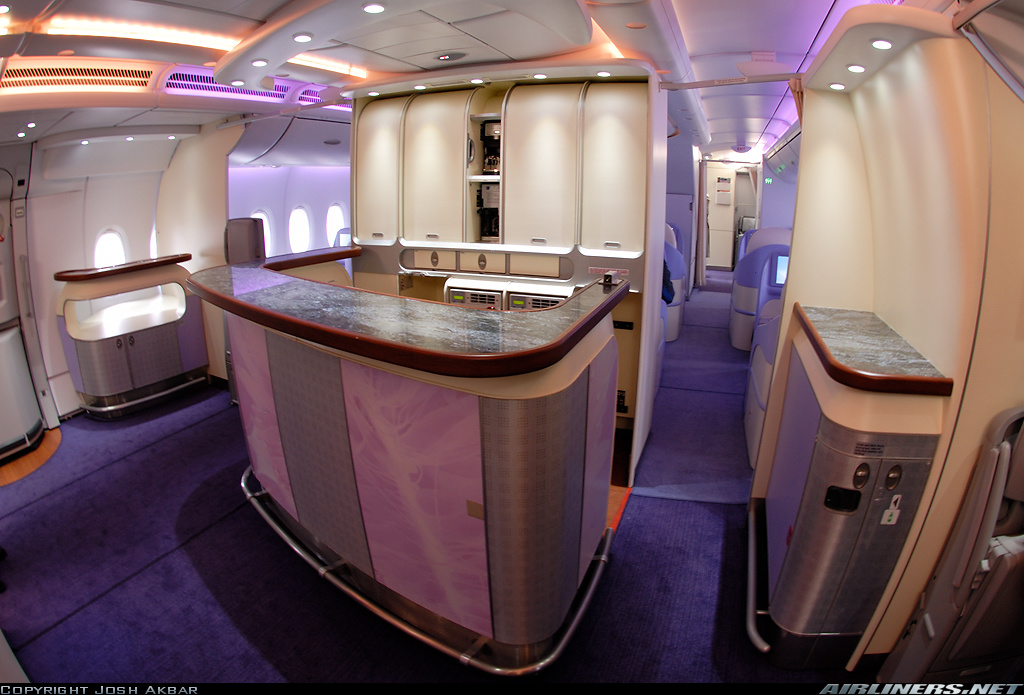 a380 first class. with a first class cabin