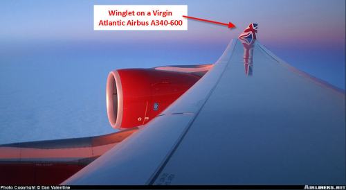 Winglet on Virgin Atlantic A340-600 - c by Dan Valentine on Airliners.net
