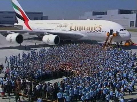 First Airbus A380 Delivered To Emirates Airlines Airline World