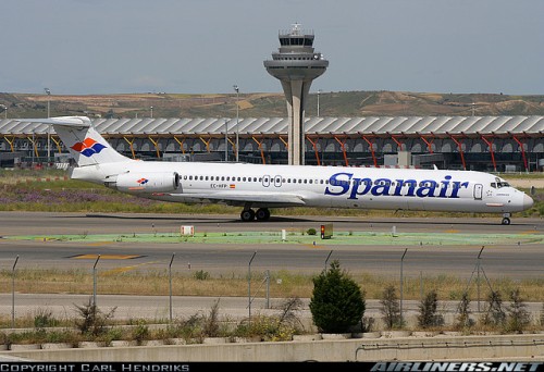 Spanair MD-82 (EC-HFP) at Madrid Barajas (by Carl Hendriks on airliners.net)