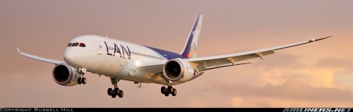 LAN Boeing 787 - c by Russell Hill on airliners.net